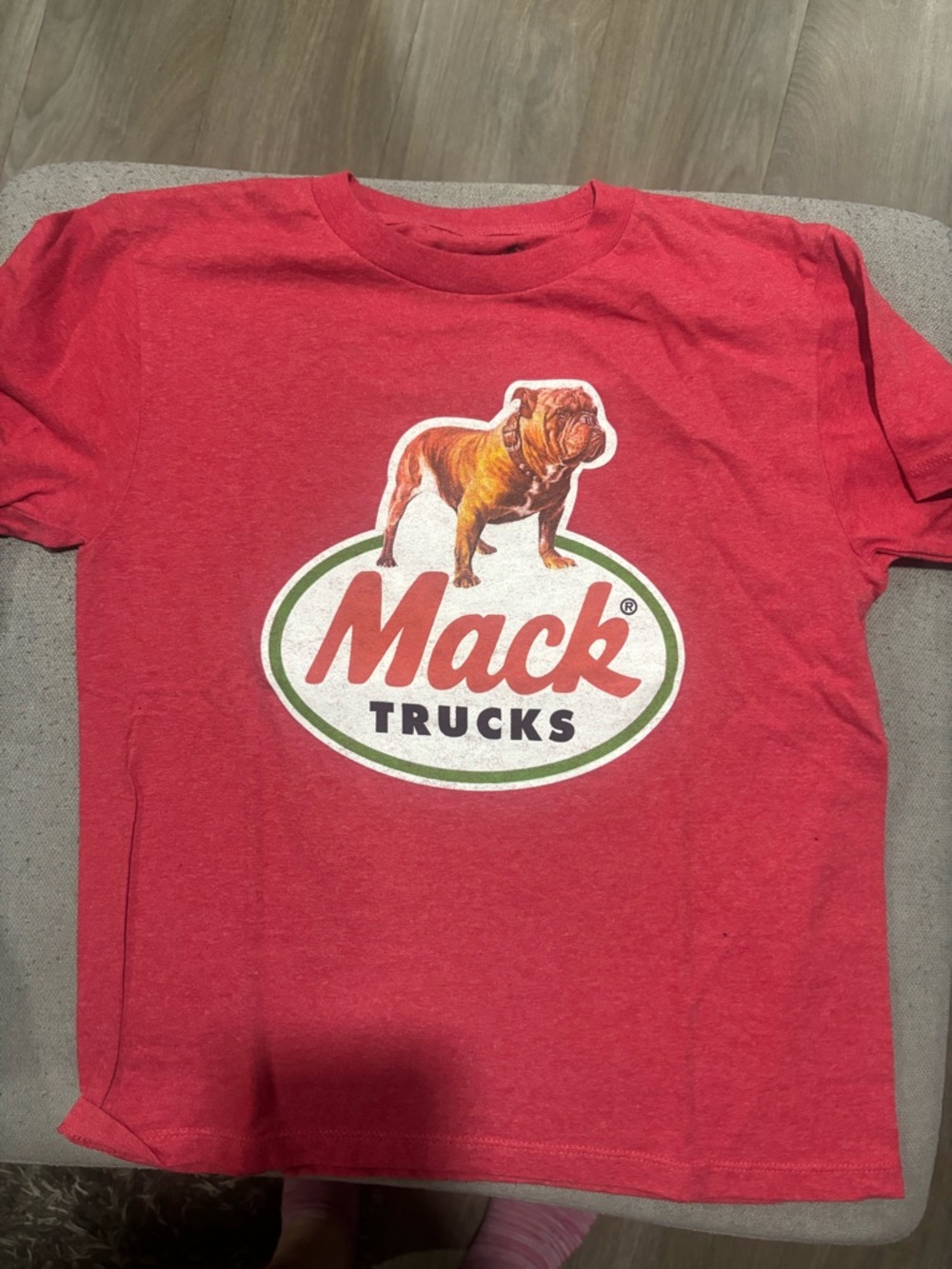 Kids' Red Logo Short Sleeve Tee
